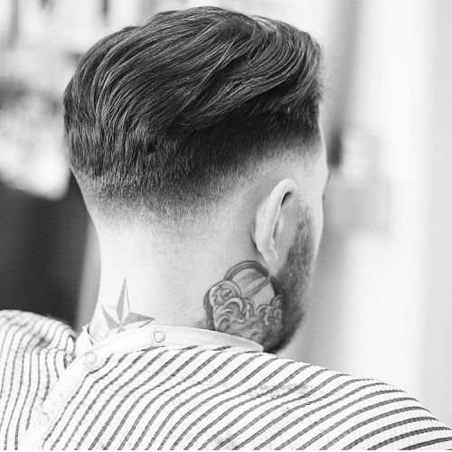 High Bald Fade with Medium Hair