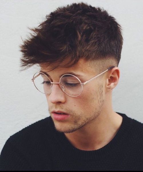 High Fade Medium Pompadour haircuts for men