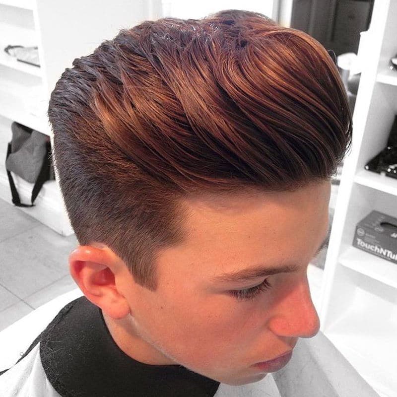 Natural Looking Hair on Top hair style male