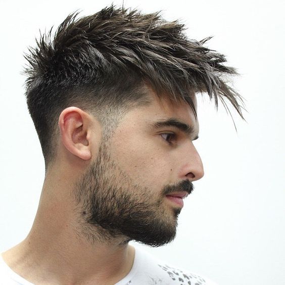 Fade Quiff guys hair