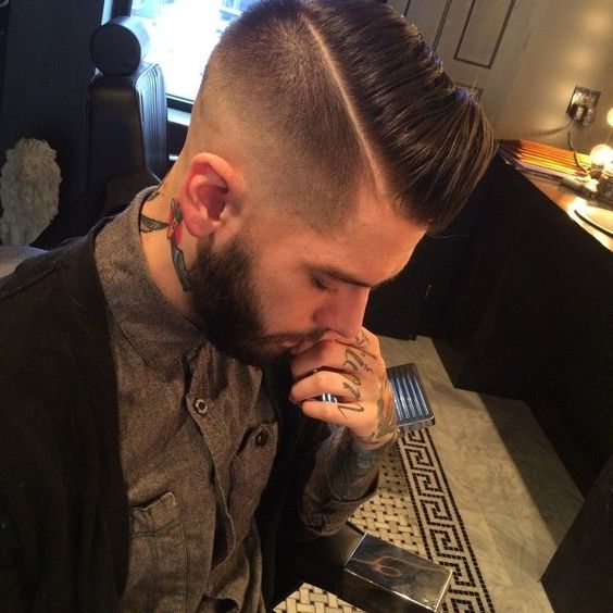 Medium Length Pompadour mens haircuts