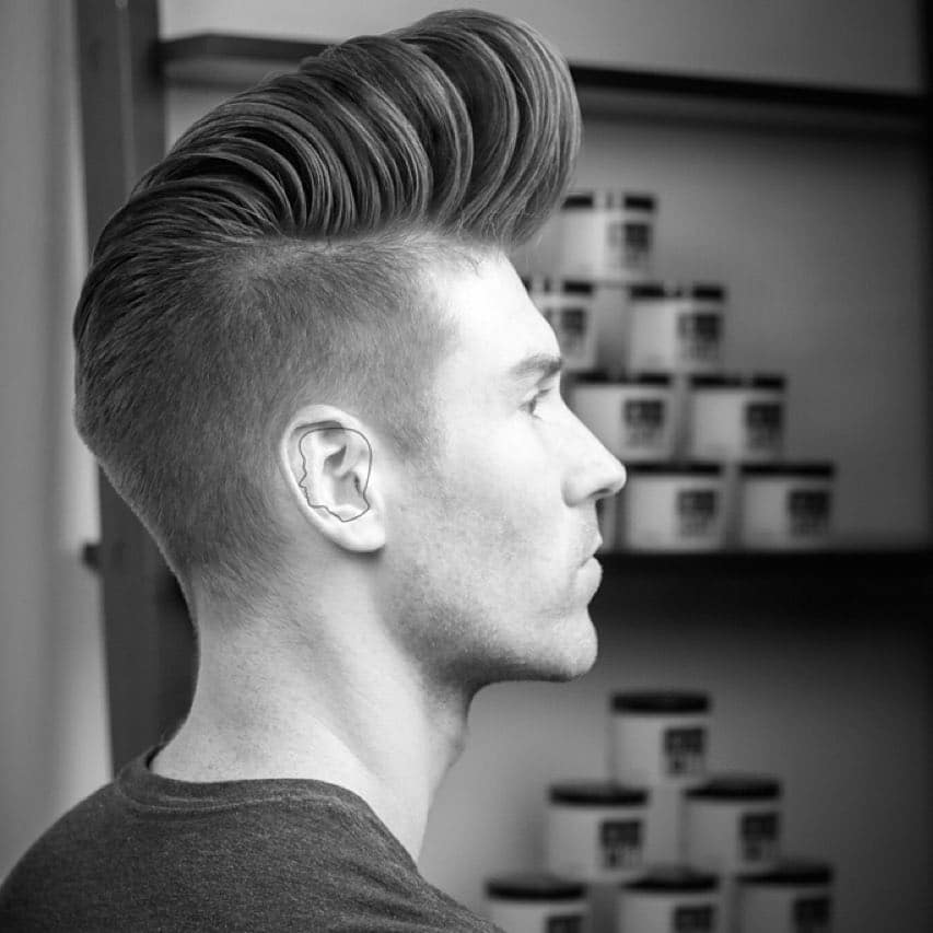 High Fade medium length mens hairstyles