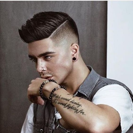 High Fade with Long Hair men hairstyles