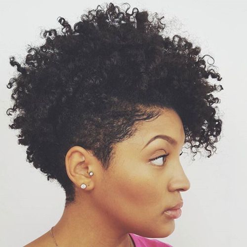 Faded Sides for Women's Afro Hair