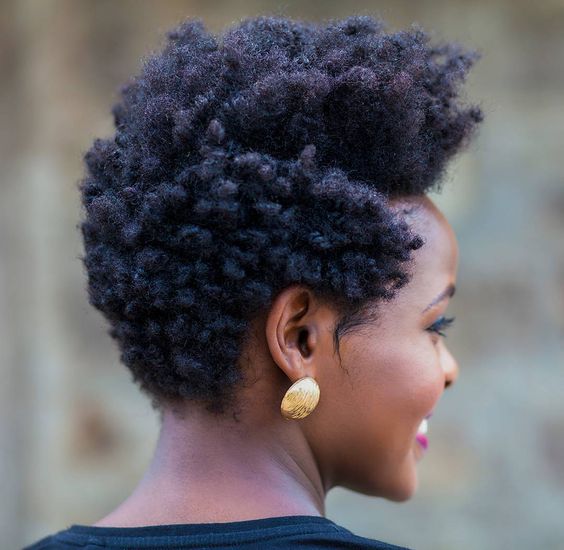 Tapered twist out haircut