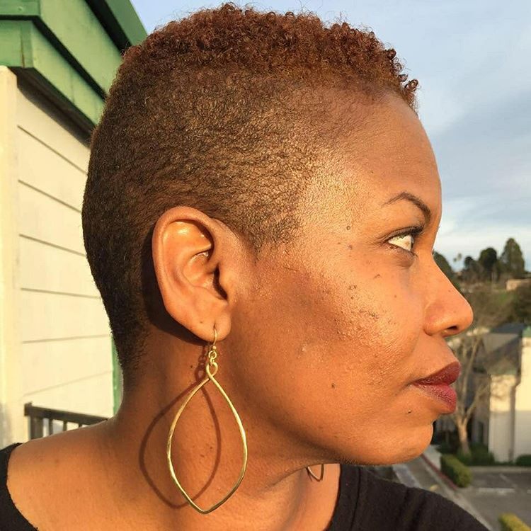 Extra short tapered haircut