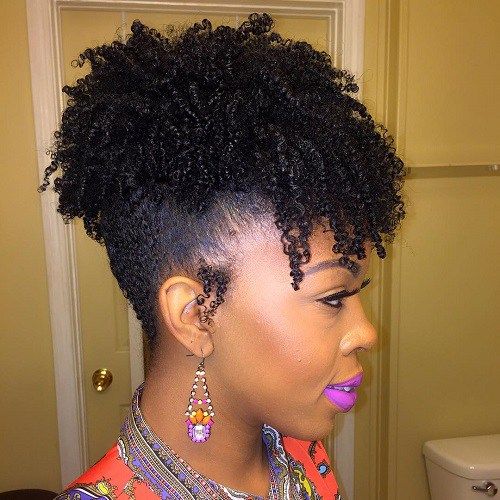 Side Bangs for Natural Curls hair