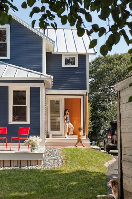 navy blue houses