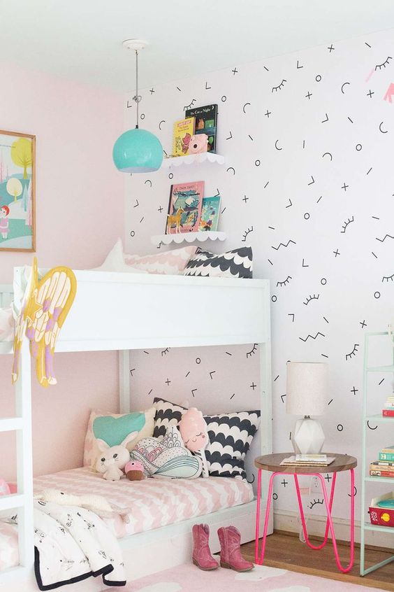 Girl Bedroom Ideas with Bunk Beds