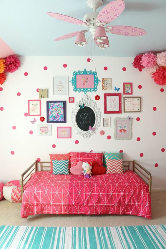 Cute accent bedroom wall