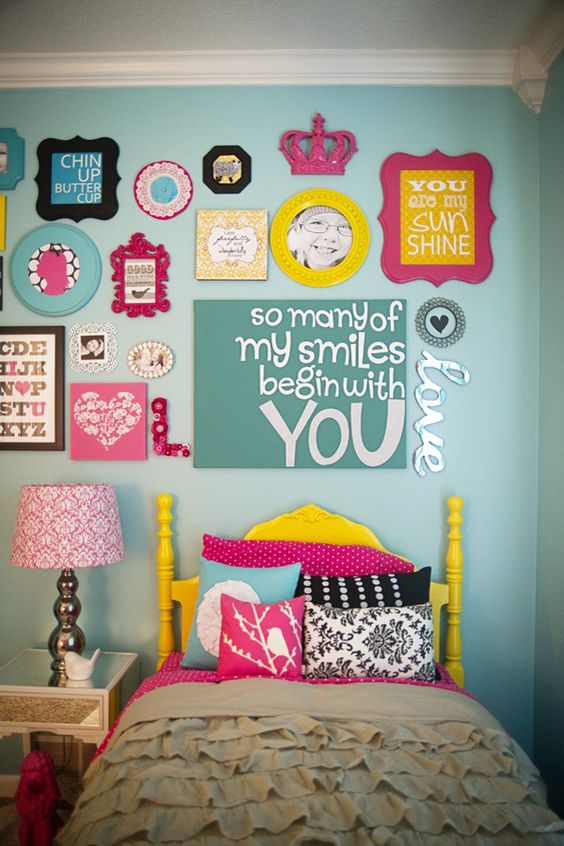 Fun Ideas on the Bedroom wall