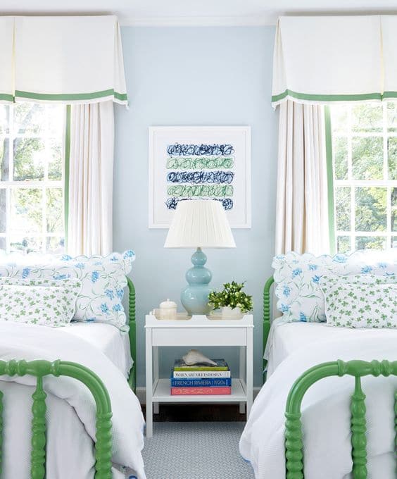 Girly Painting Ideas Blue and the Green