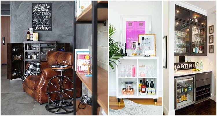 15 Creative and Stylish Mini Bar Ideas for Limited Spaces