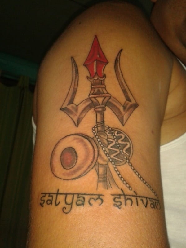 Trishula Tattoo Designs