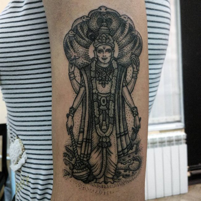 Lord Vishnu Tattoo