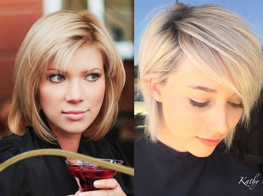 short haircuts with bangs 