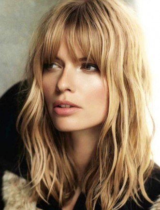 wavy wispy bang