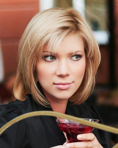 side parted wispy bangs