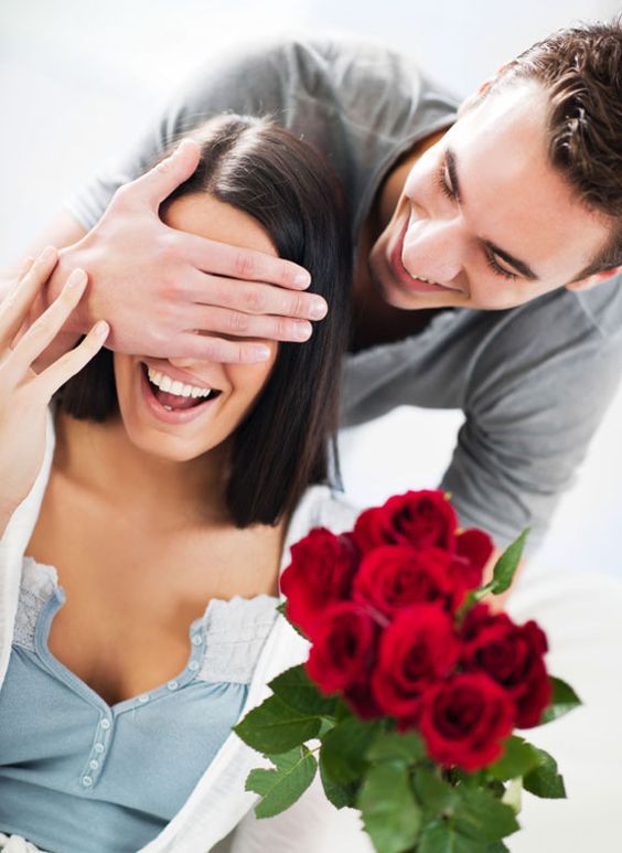 woman and man on date