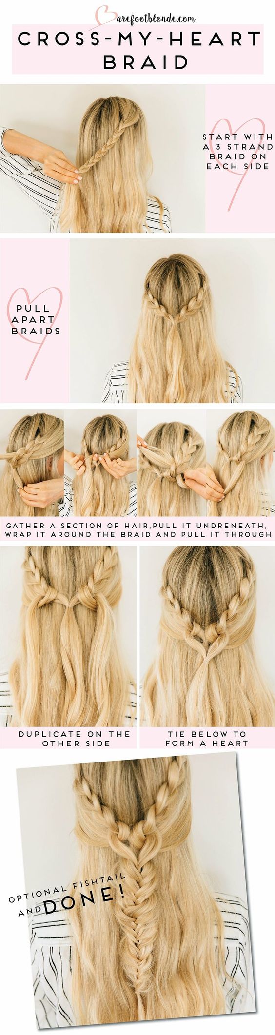 Heart Braid tutorial