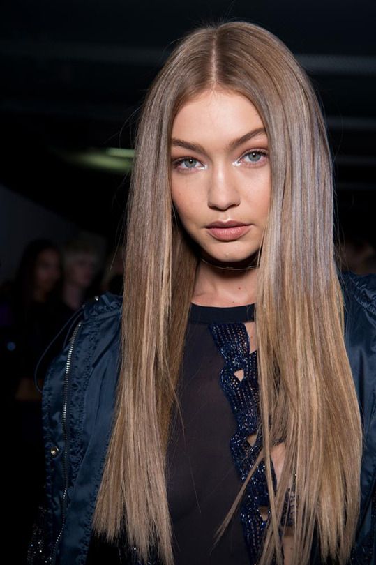 long straight hair for date night