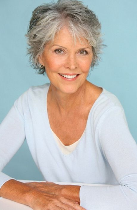 Modern Short hairstyles for seniors with thin hair