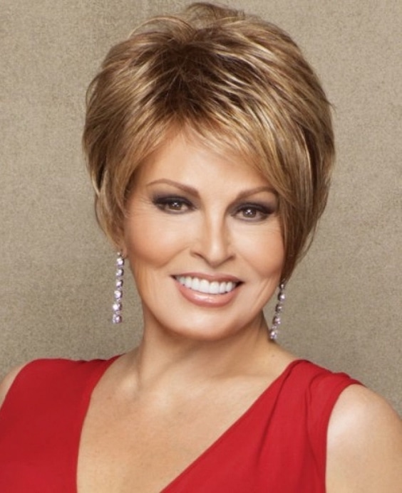 Modern Chopped Short hairstyles for Older Women