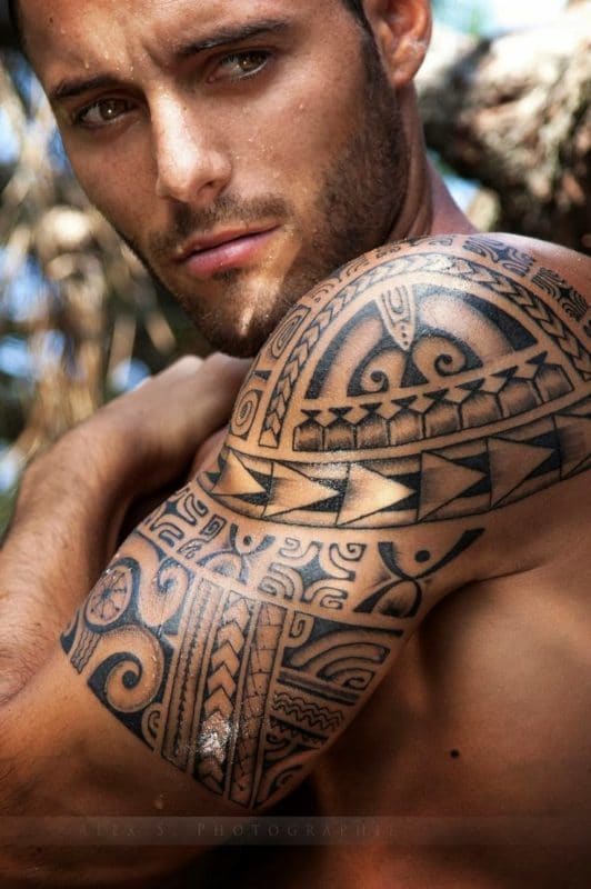 tribal tattoo forearm cover up ideas