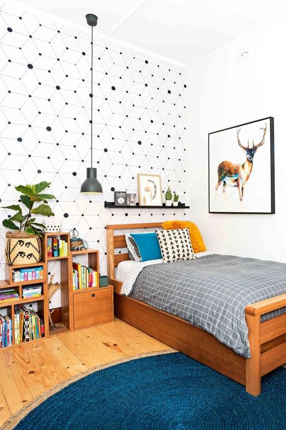 well organized bedroom