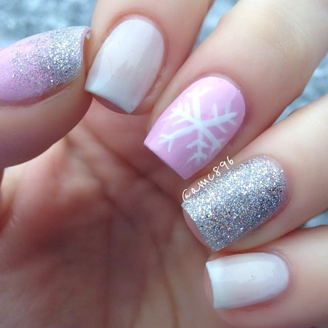 Glitter manicures