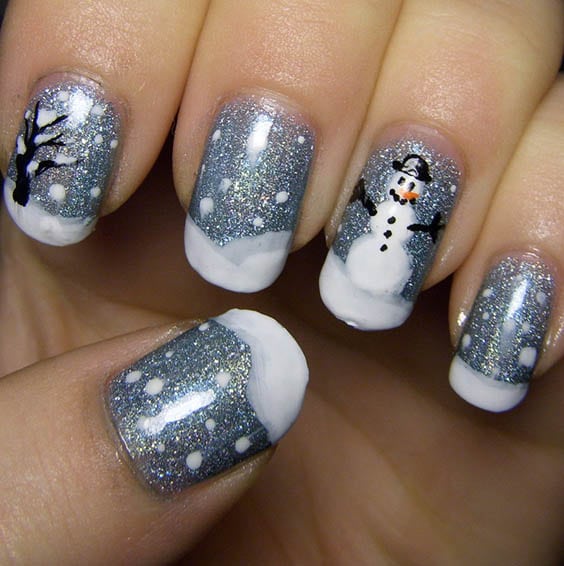 Winter Nail Art