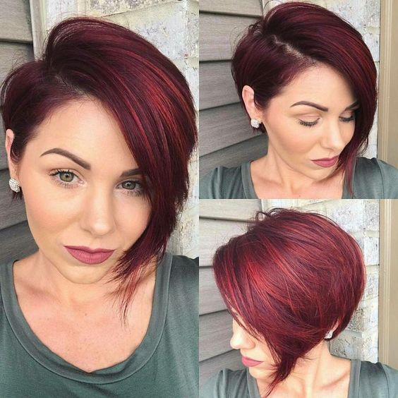 Asymmetrical Hair Styles For Women over 40