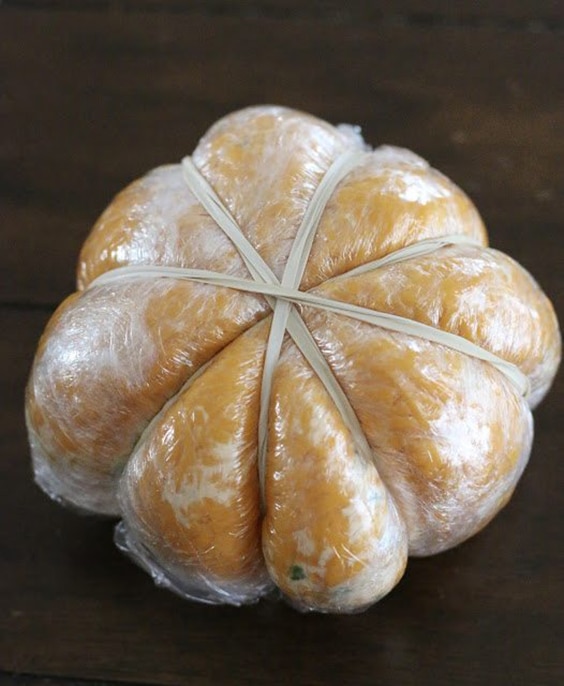 pumpkin Shaped Cheese Ball