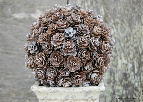 Pinecone Topiaries