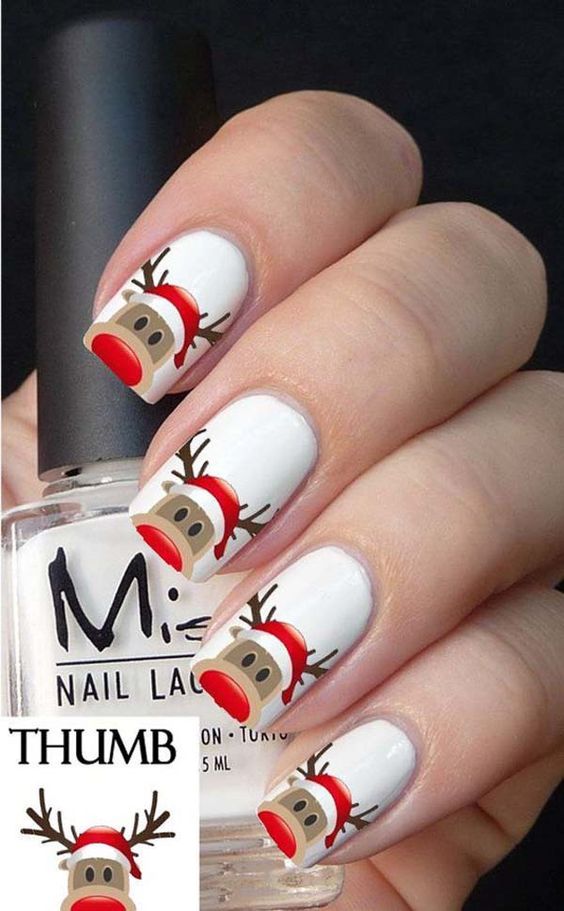 christmas manicures