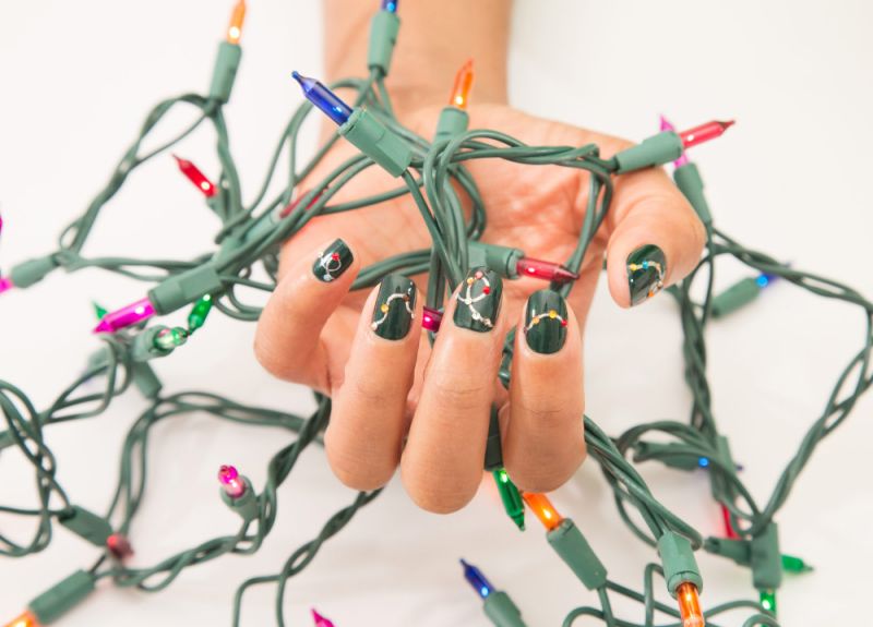 nails for christmas