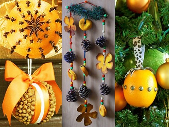 DIY Citrus Christmas Ornaments
