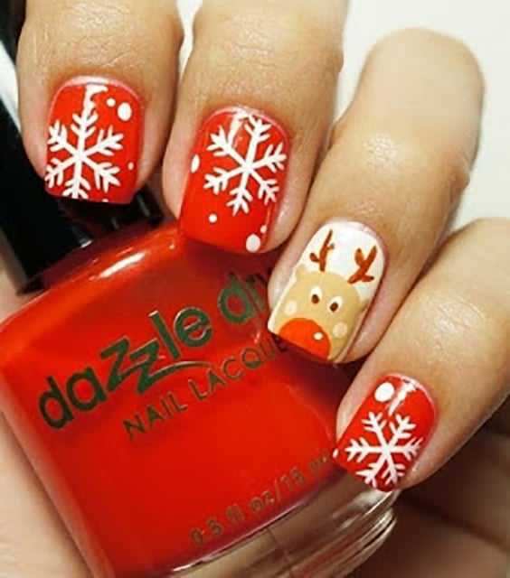 Raindeer Nail Art