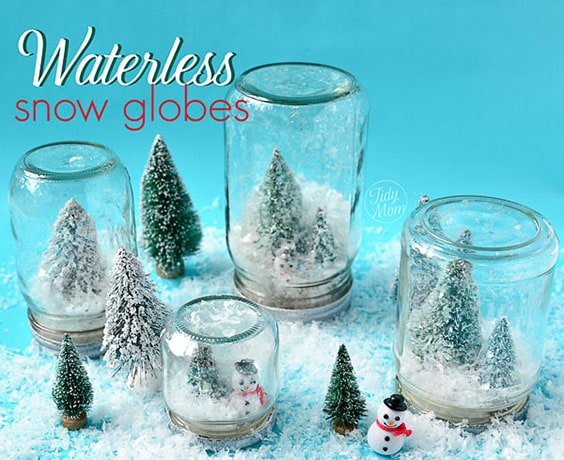 Christmas snow globes