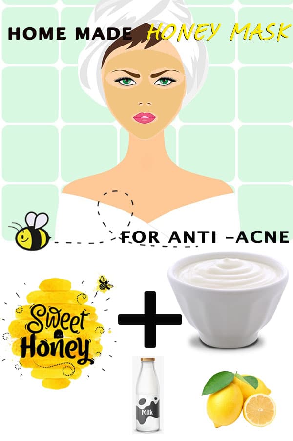 Homemade Honey Masks for anti-acne