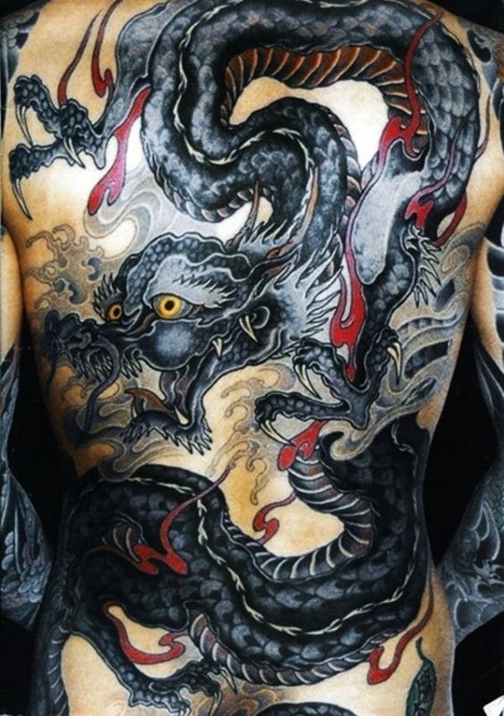 japanese dragon tattoo for men