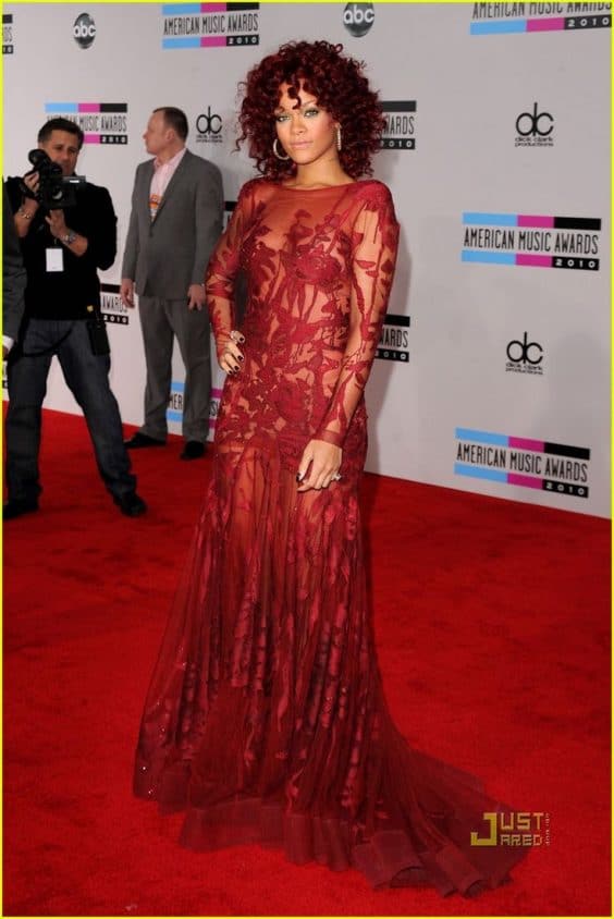 Rihanna carpet dress