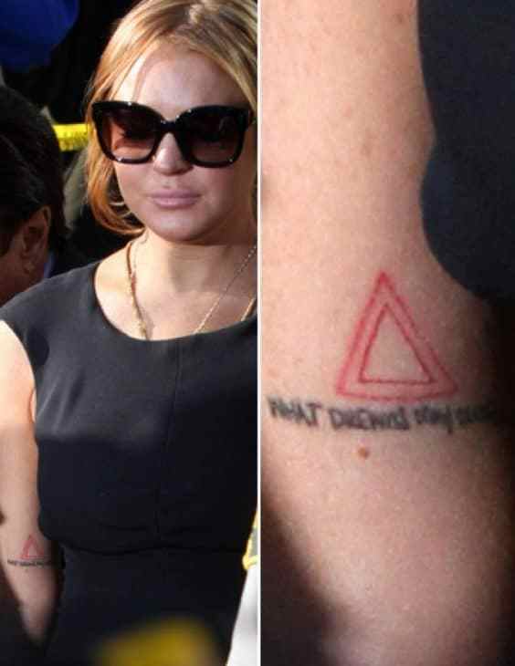 Lindsay Lohan Tattoo