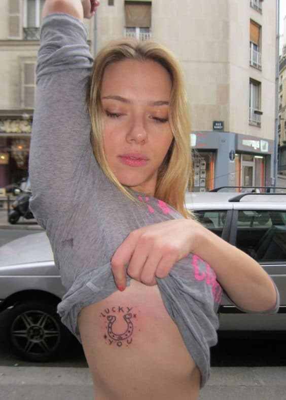 Scarlett Johansson symbol Tattoo