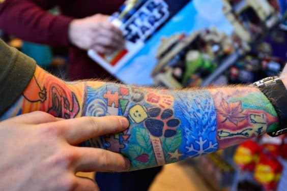 Hot Celebrity Tattoos - Ed Sheeran arm tattoo
