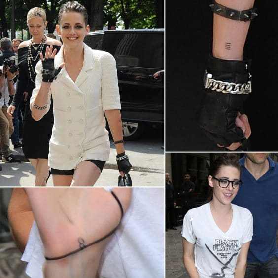 Kristen Stewart small Tattoo