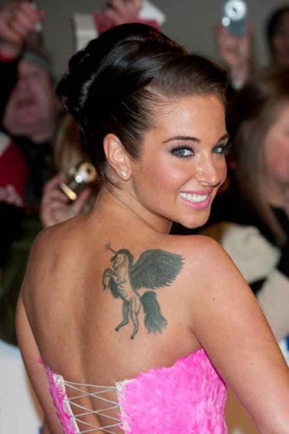 Hot celebrities tattoos Tulisa