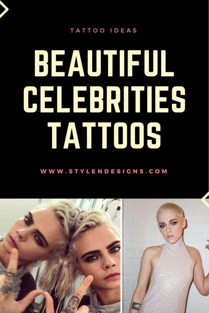 Beautiful celebrities tattoos