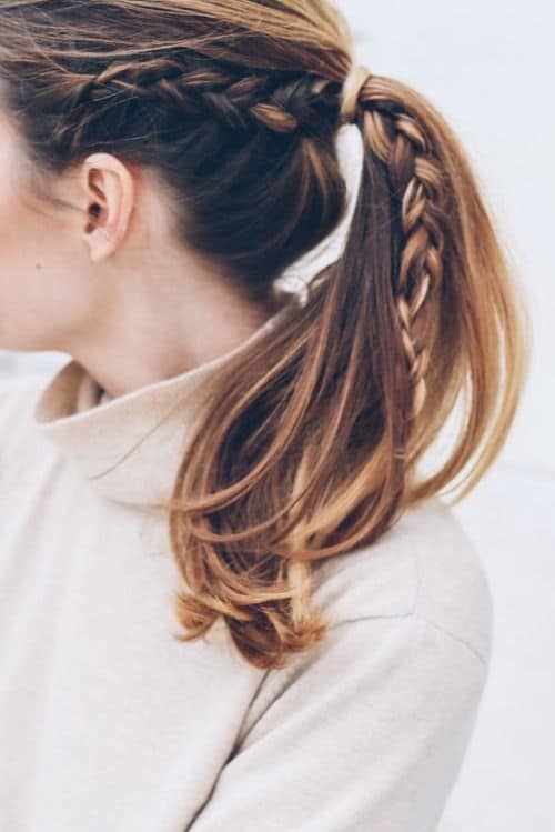 Braided Pony Hairstyles for Older Women