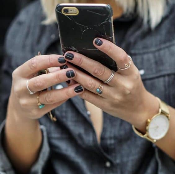 Nail Designs with Line